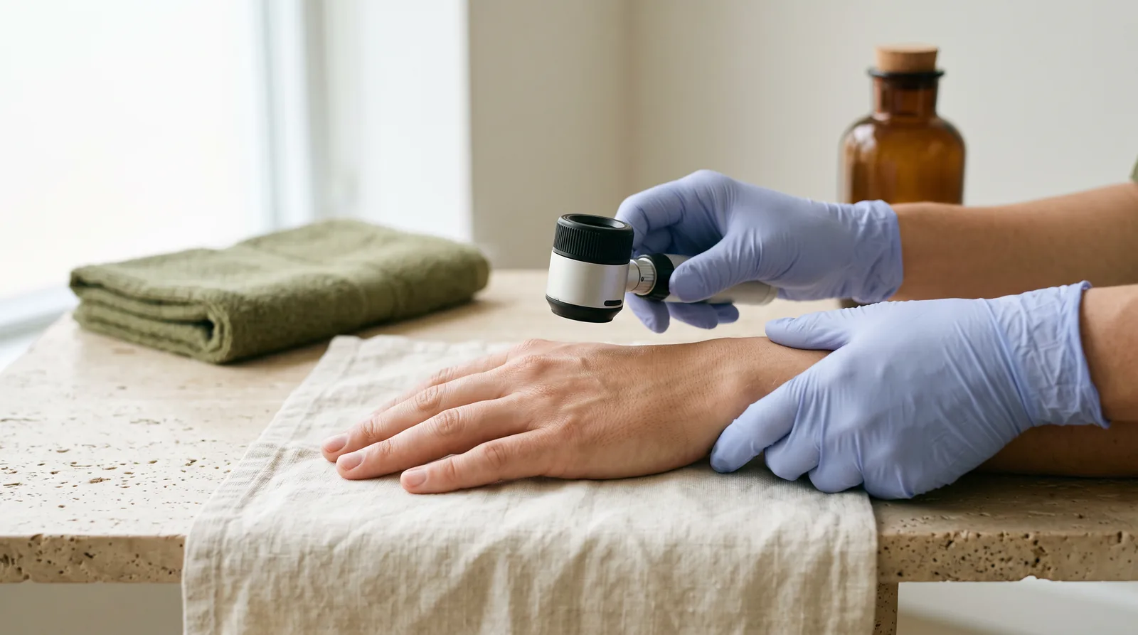 Siğil değerlendirmesinde dermatolojik el muayenesi